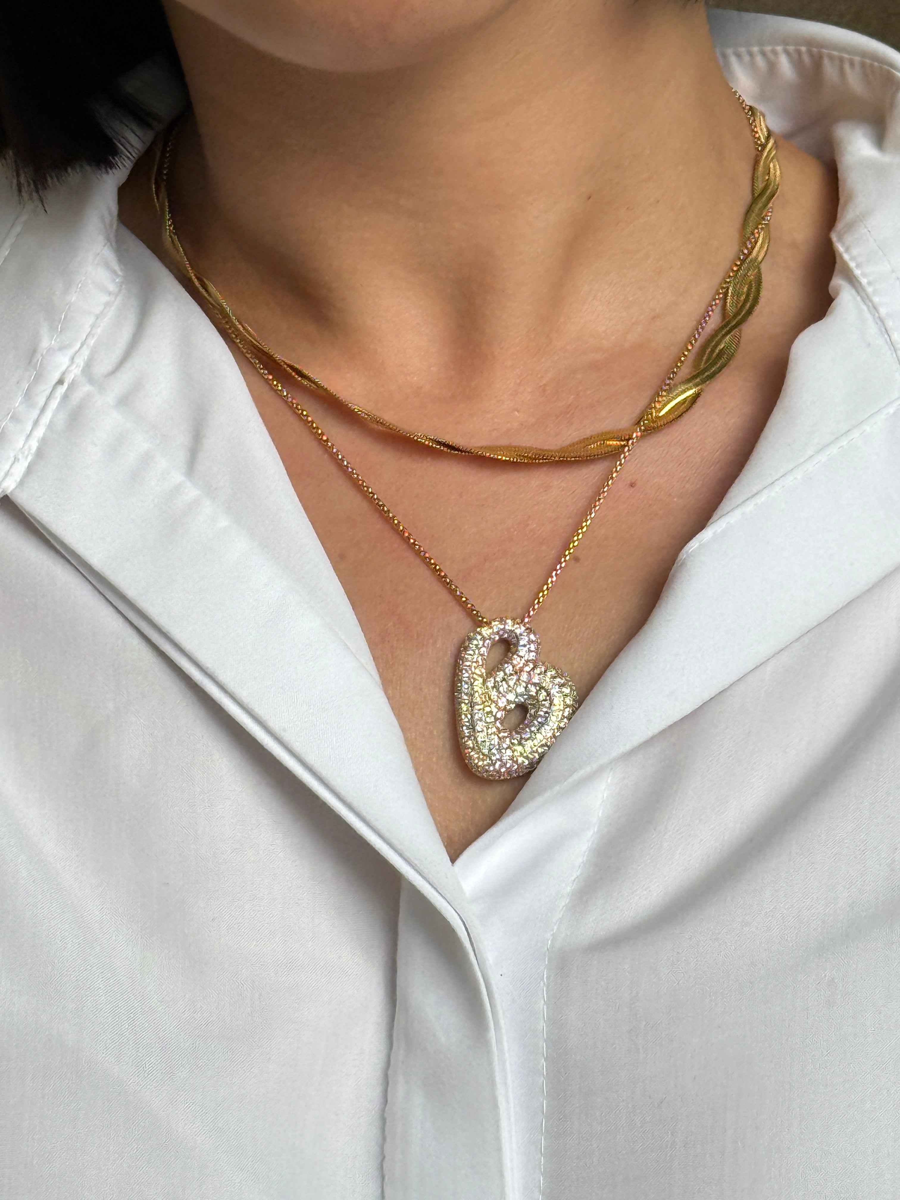 Tessic™ Bubble Initial Necklace