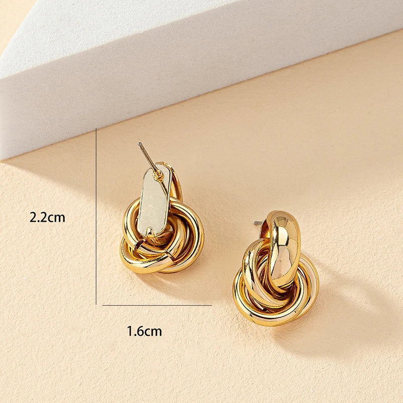 Tessic Knotted Hoop Earrings