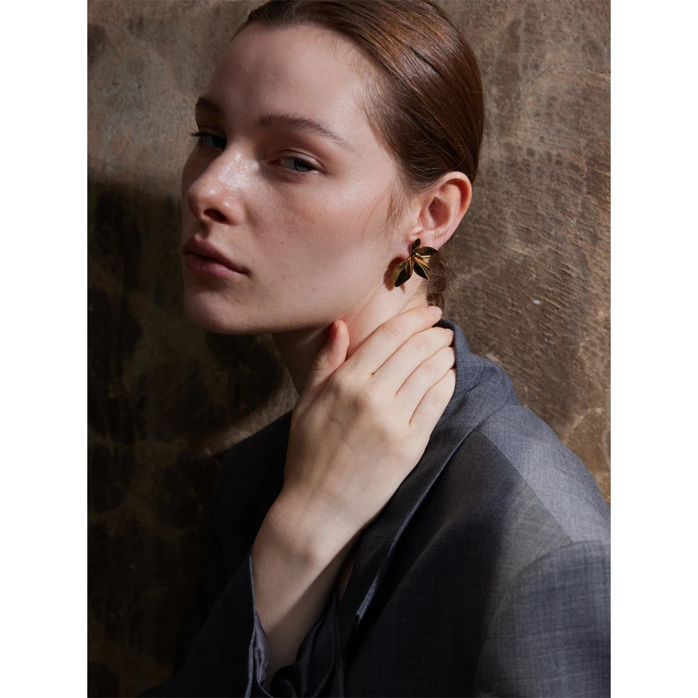 Tessic™ Leaves Flower Earrings