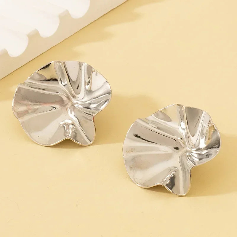 Tessic Disc Stud Earrings