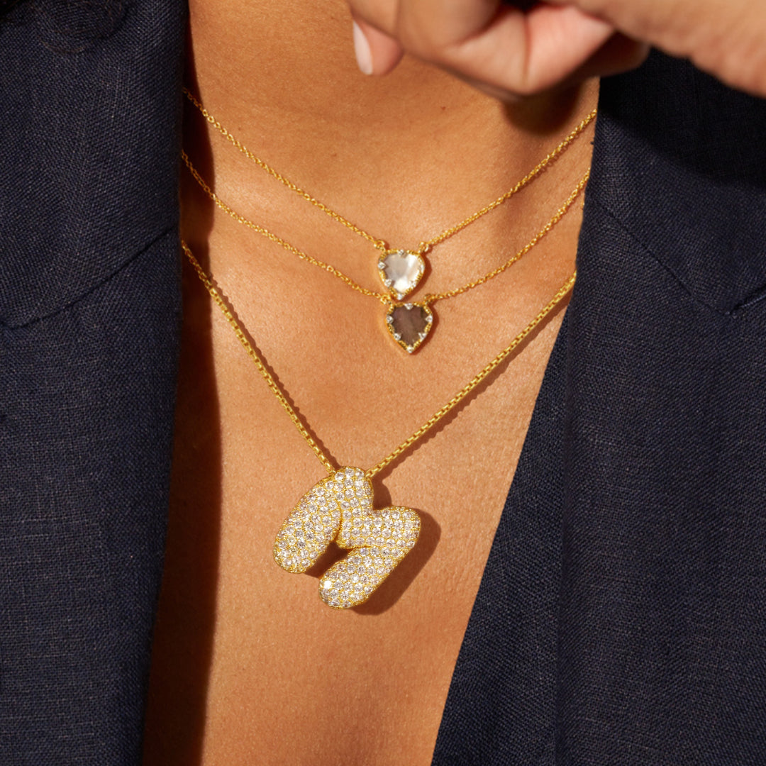 Tessic™ Bubble Initial Necklace