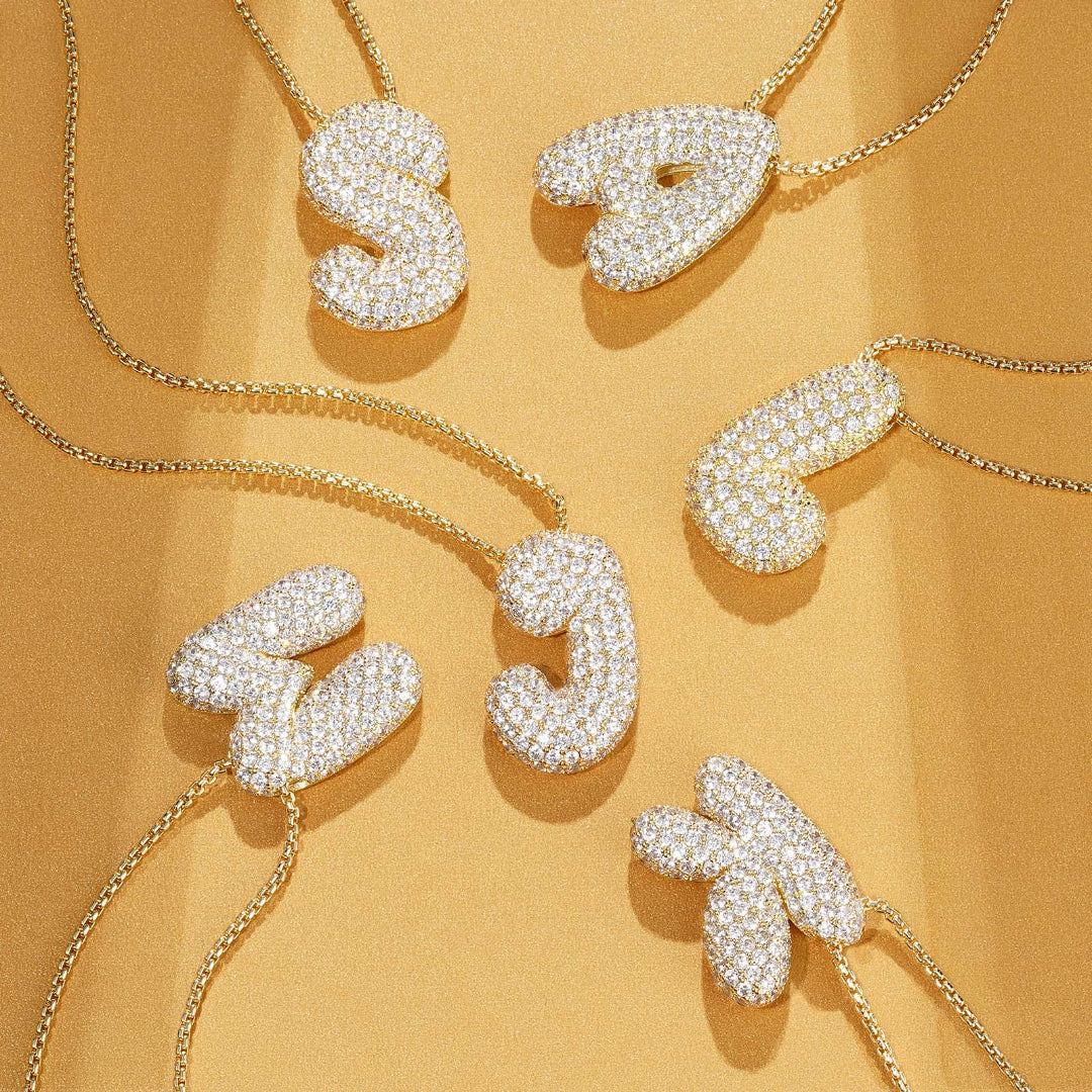 Tessic™ Bubble Initial Necklace