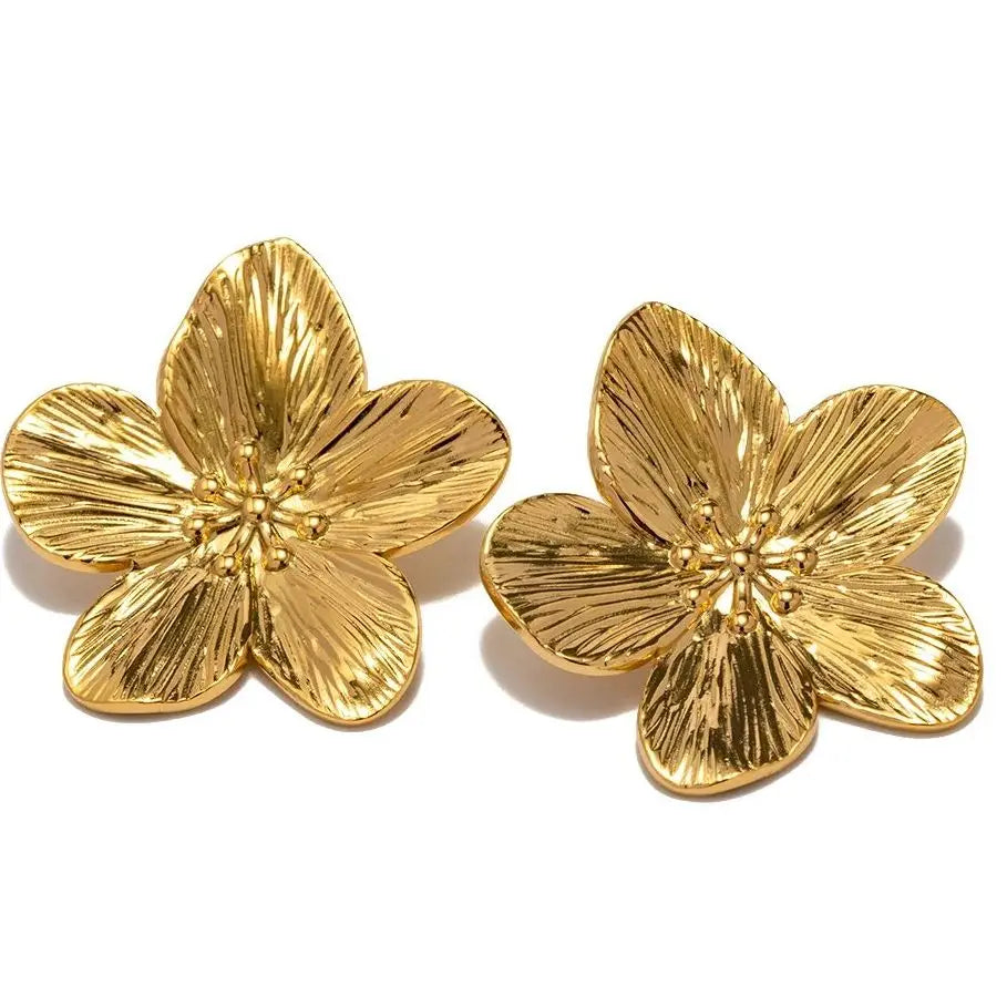 Tessic Flower Stud Earrings