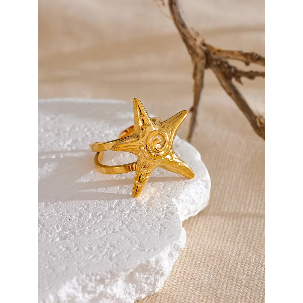 Tessic Starfish Open Ring