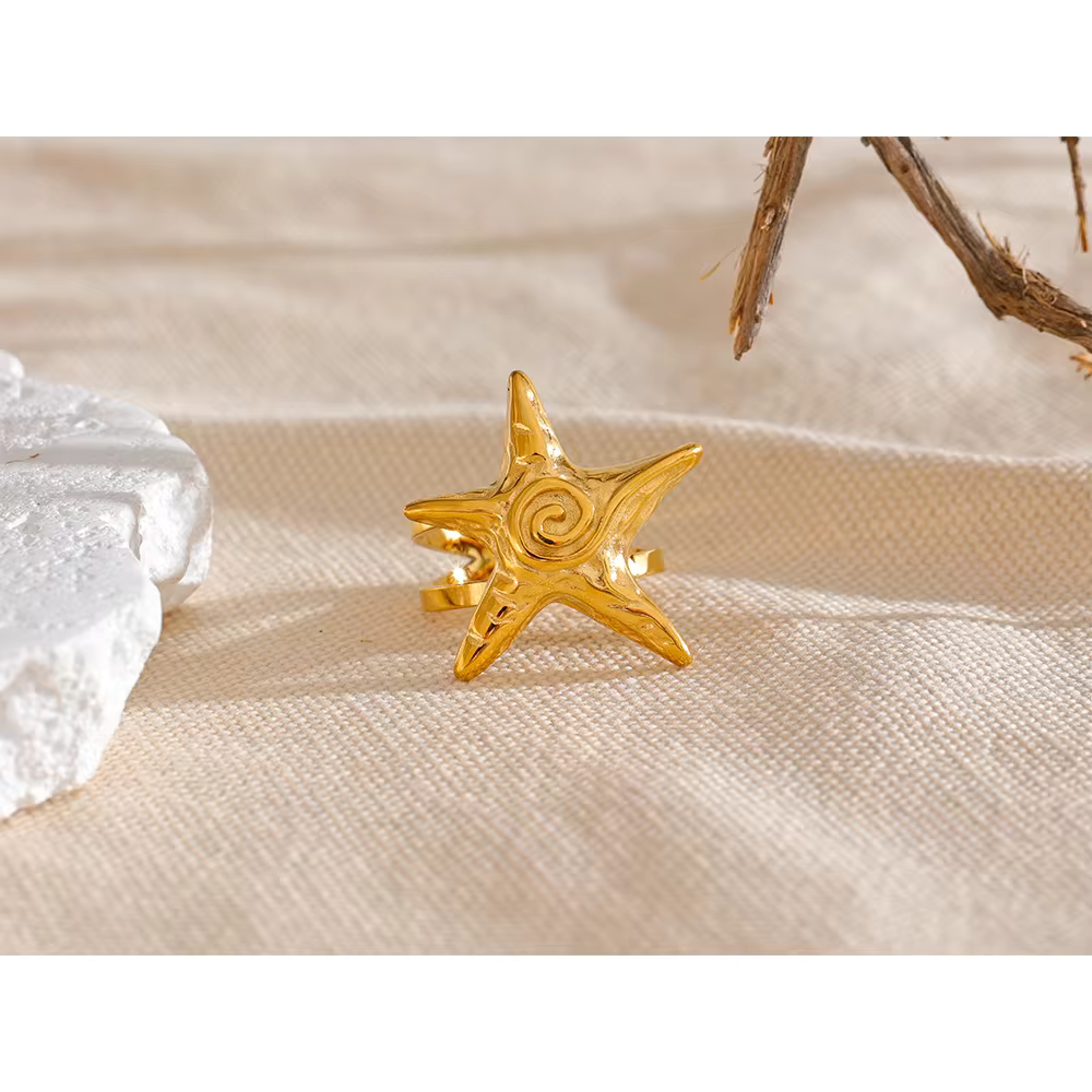 Tessic Starfish Open Ring