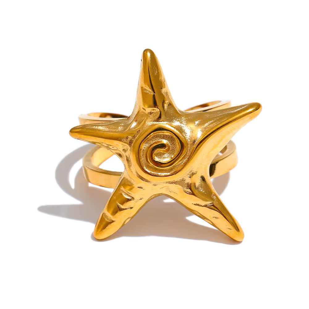 Tessic Starfish Open Ring