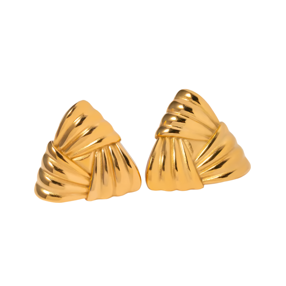 Tessic Triangle Earrings