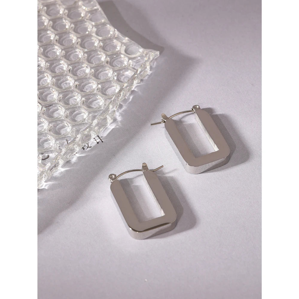 Tessic Square Hoop Earrings