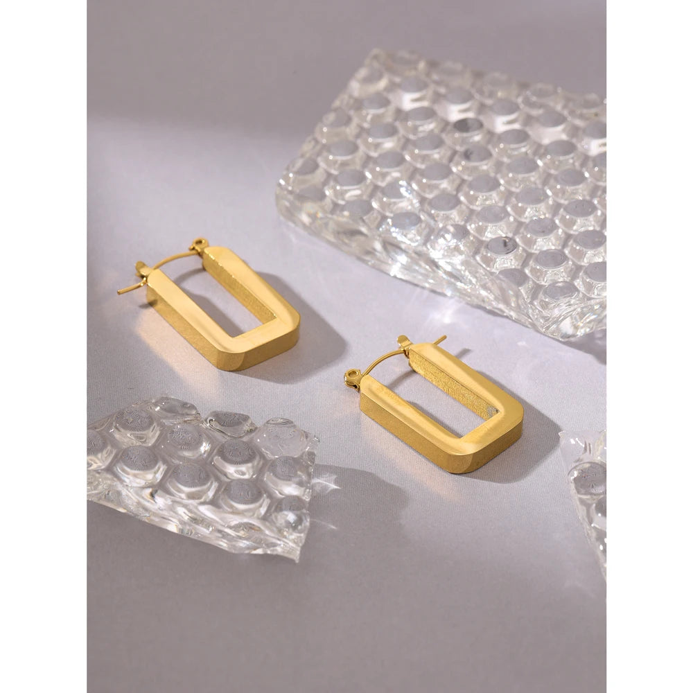 Tessic Square Hoop Earrings