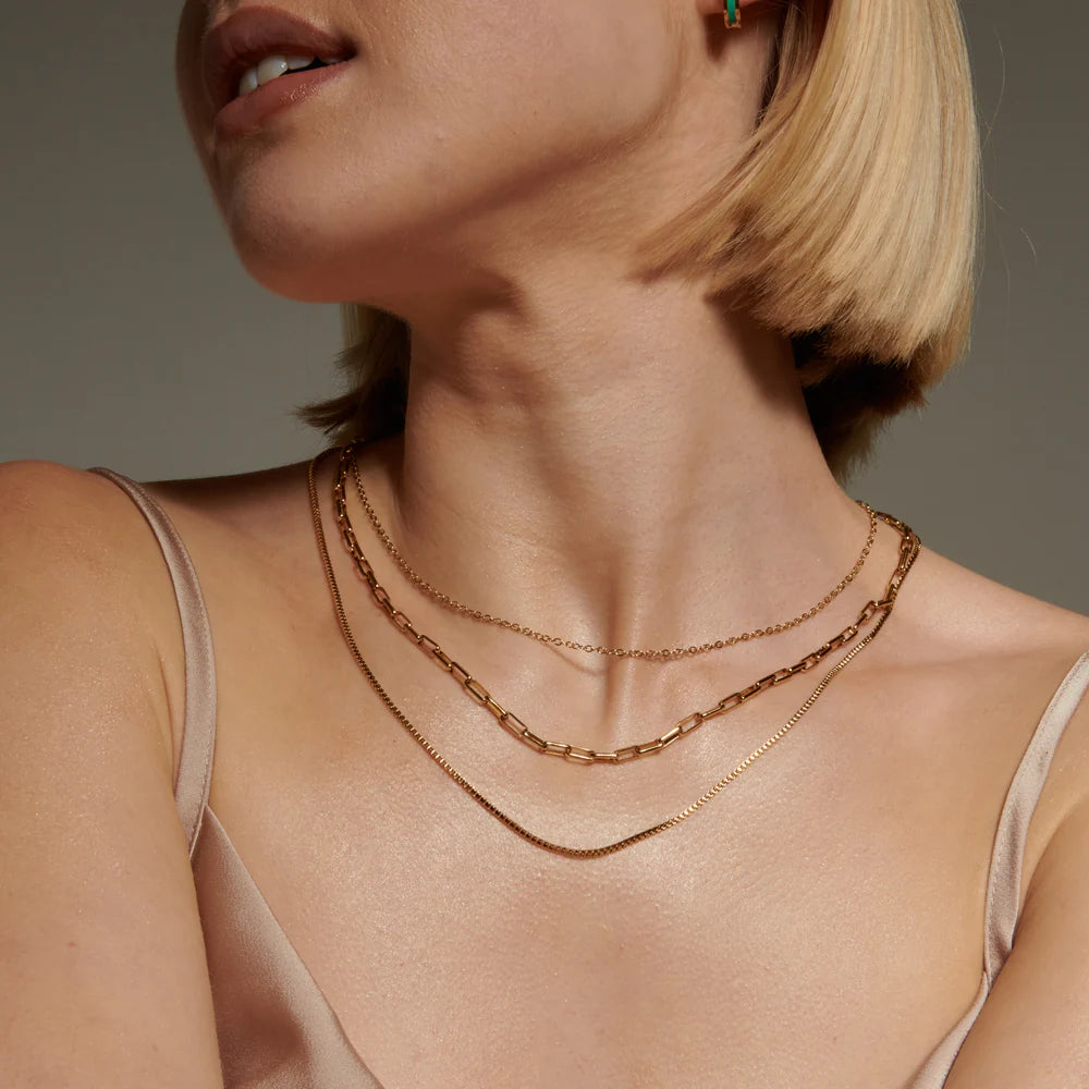 Tessic Three Layered Choker Necklace