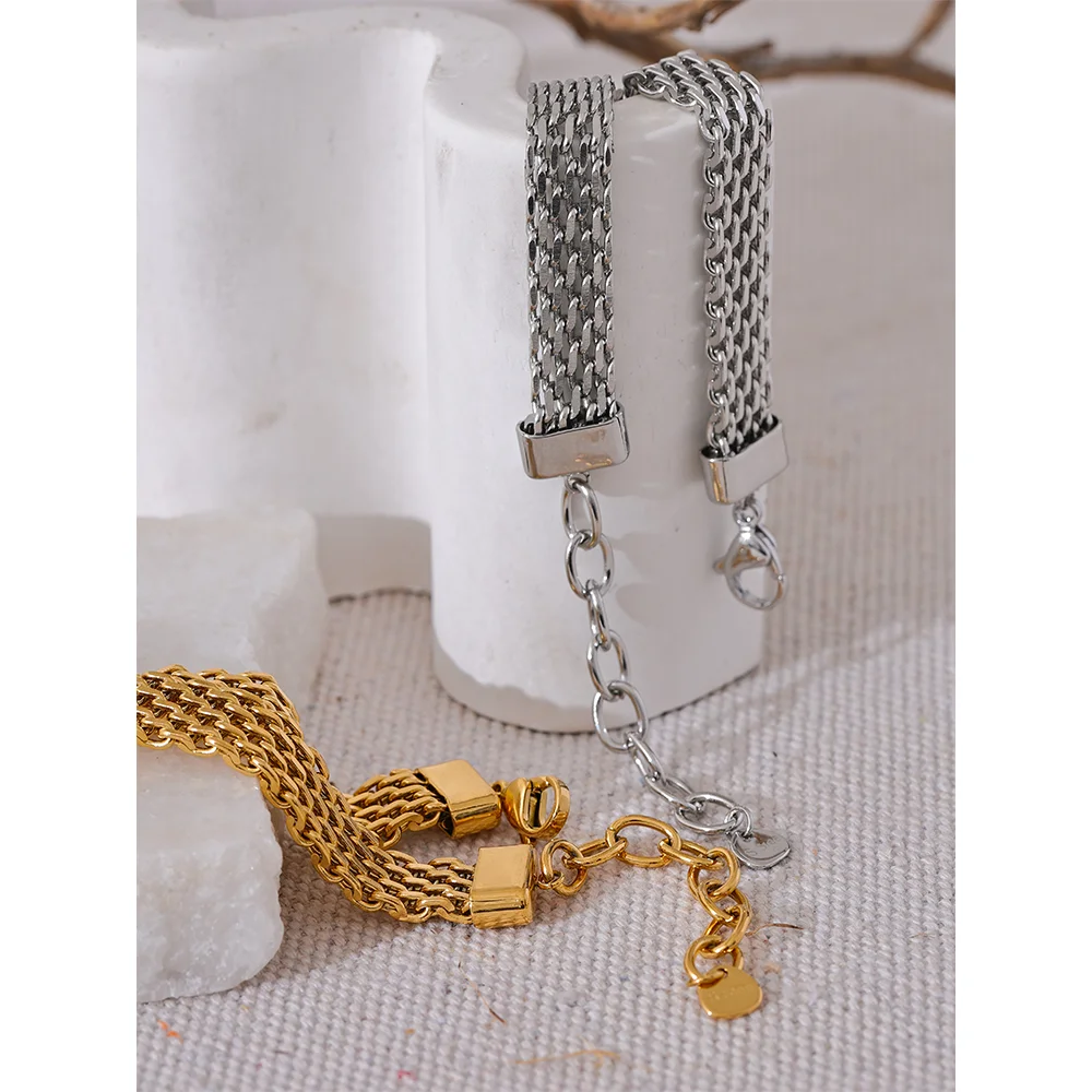 Tessic Gold Mesh Bracelet