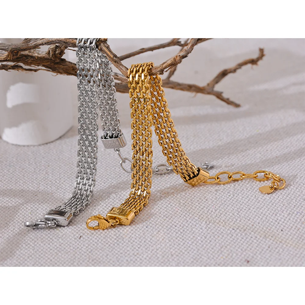 Tessic Gold Mesh Bracelet