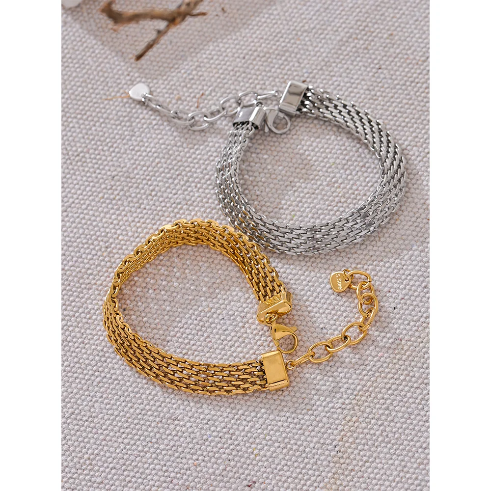 Tessic Gold Mesh Bracelet