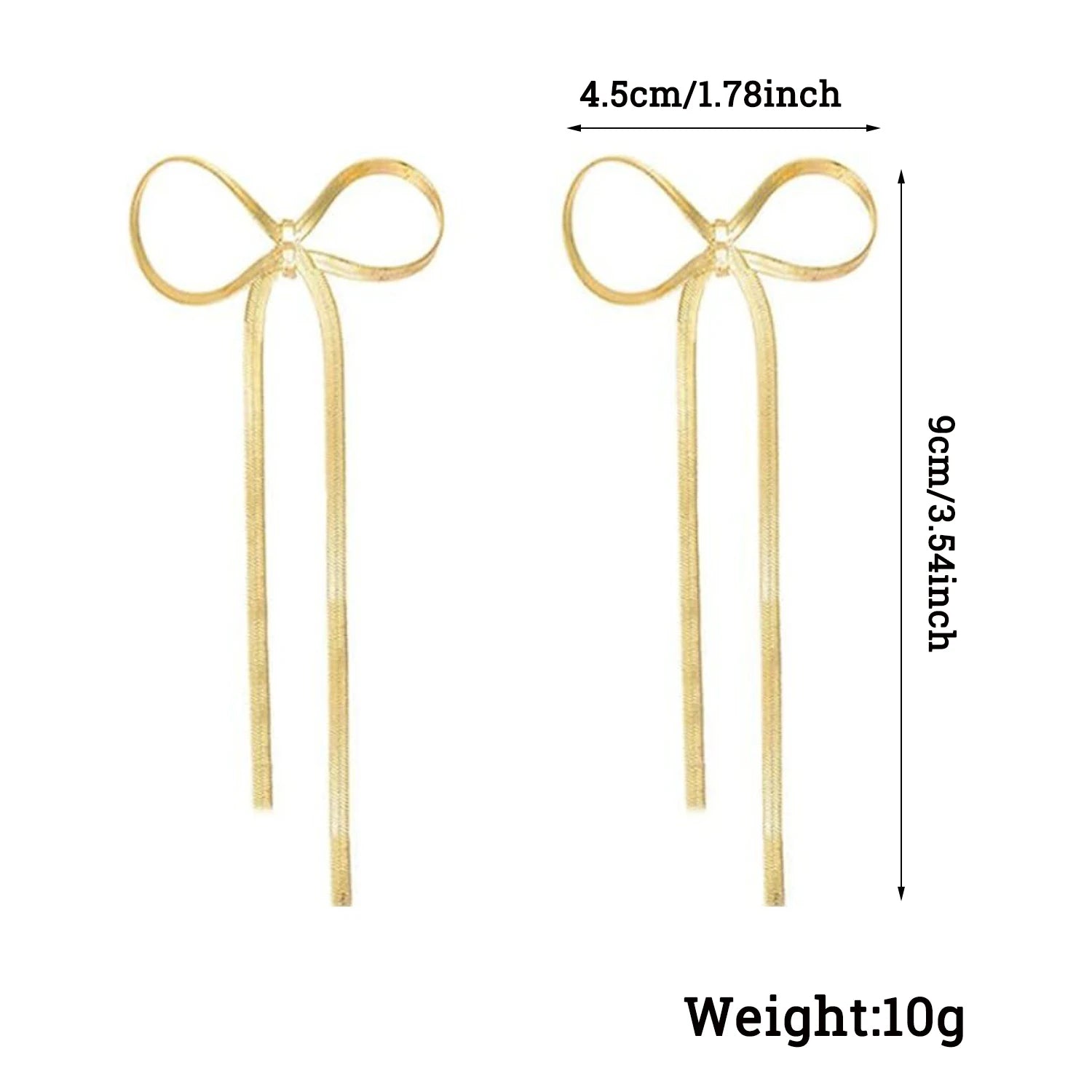 Tessic Bow Dangle Earrings