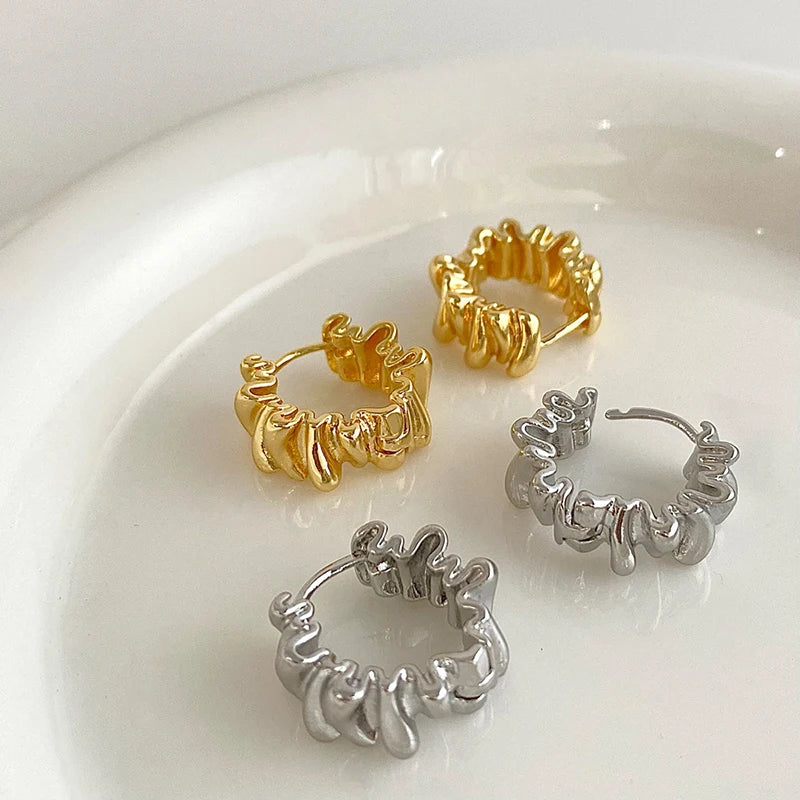 Tessic Irregular Wavy Earrings