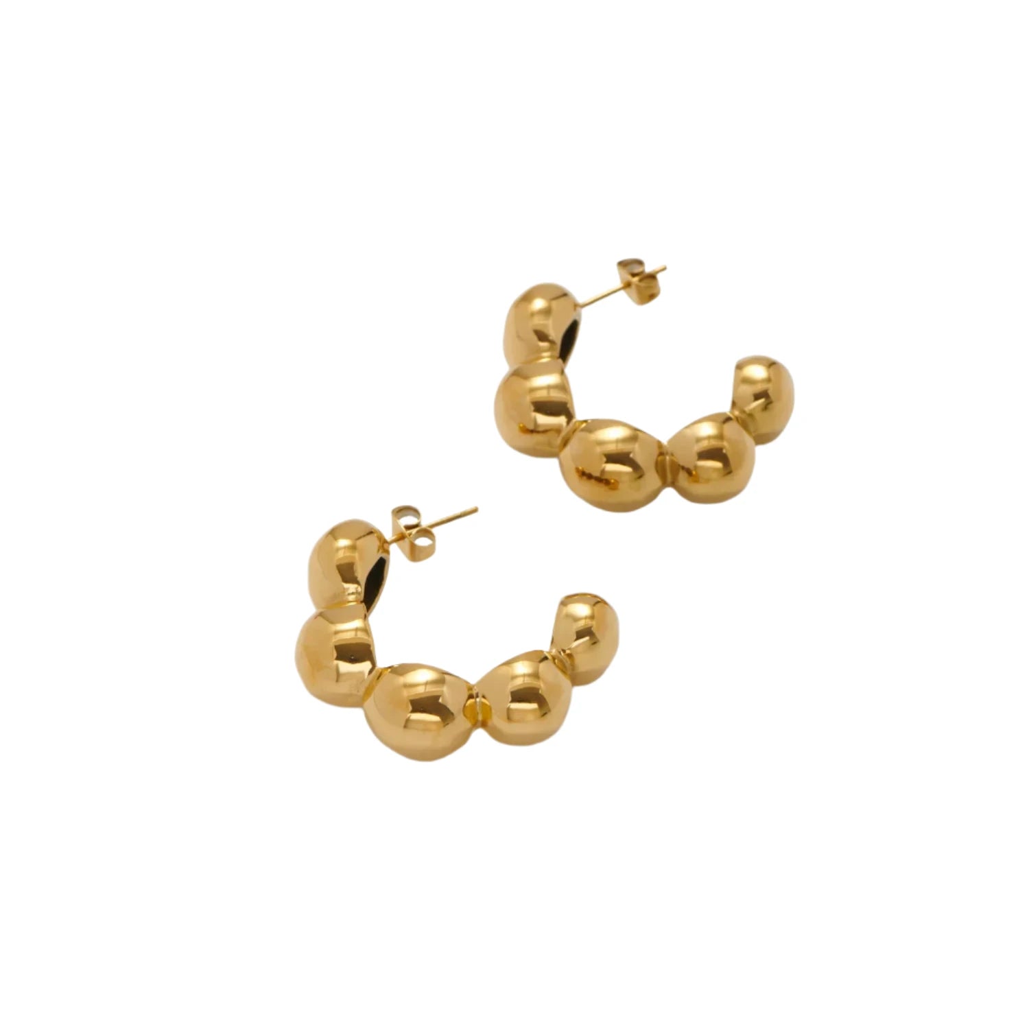 Tessic Ball Hoops Earrings