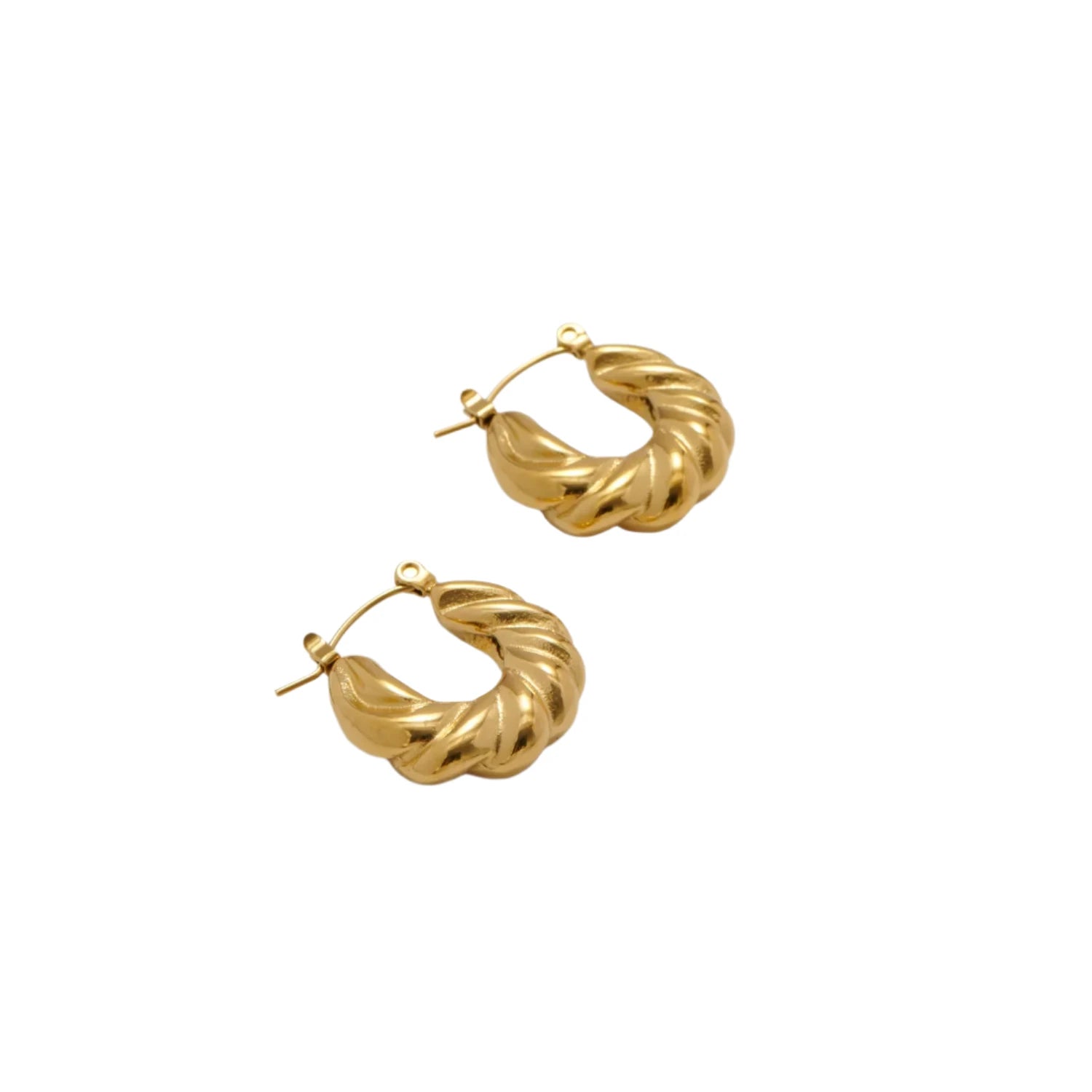 Tessic Croissant Hoop Earrings