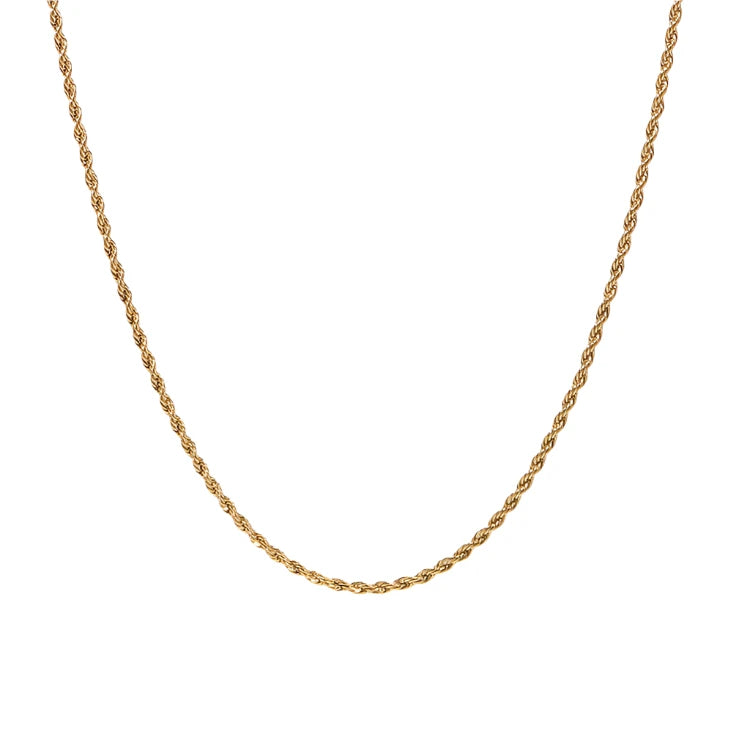 Tessic Simple Rope Chain Necklace